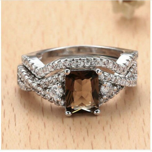 Jewelry - Smokey Topaz .925 silver ring